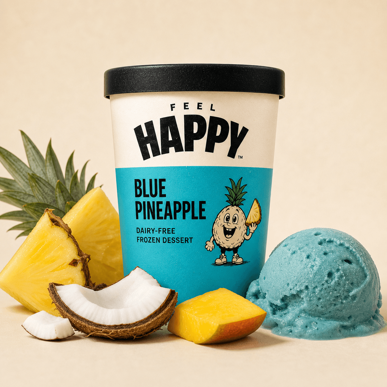 Blue Pineapple pint concept