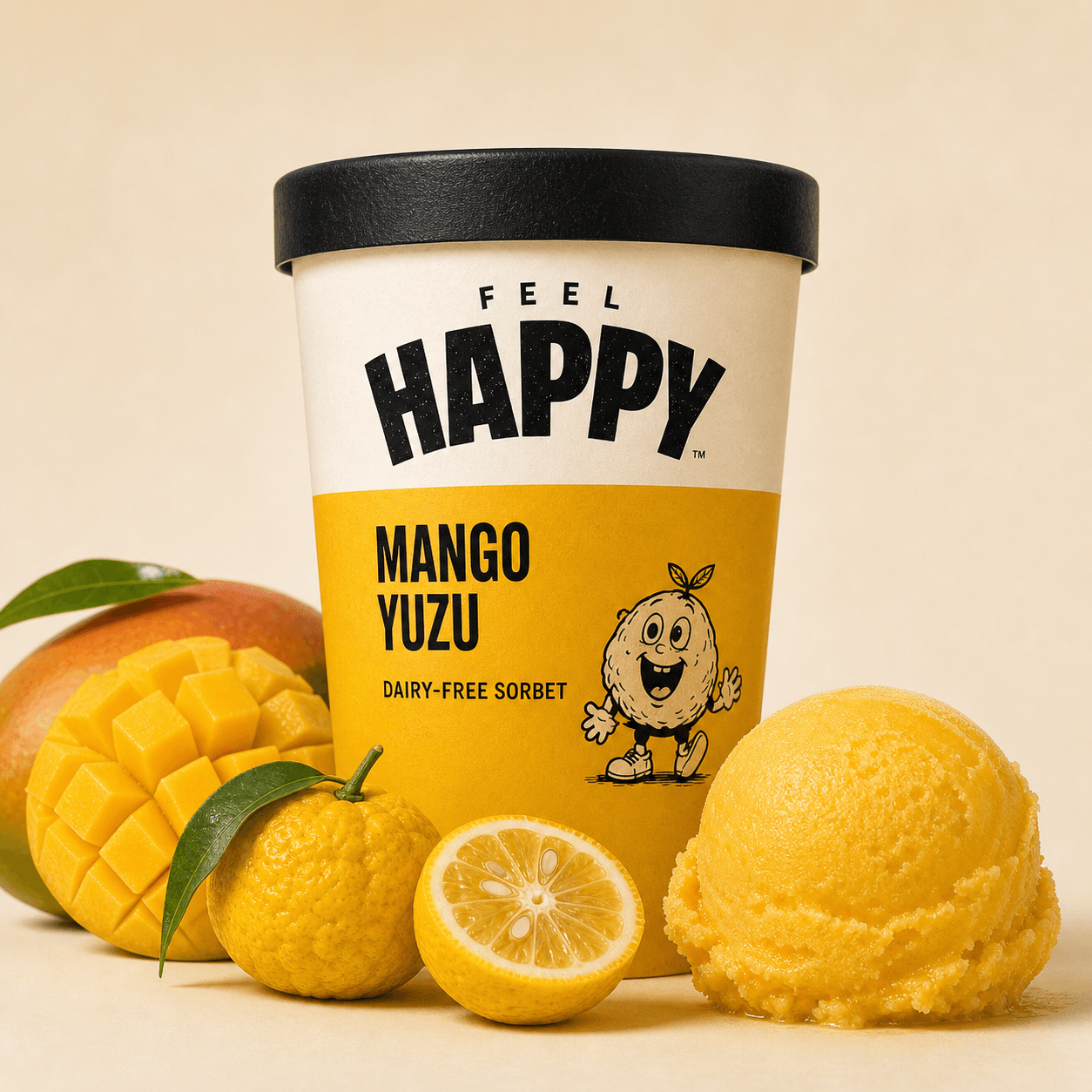 Mango Yuzu Feel Happy pint concept