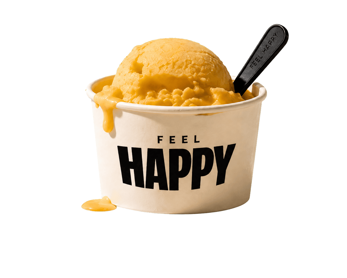 Feel Happy mango frozen dessert product